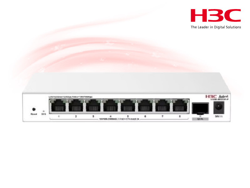รูปสินค้า H3C Aolynk US200-8MG1XF-P Ethernet Switch